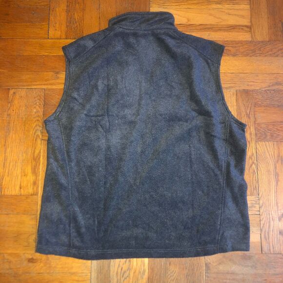 Columbia Fleece Vest Adult XLarge Gray Sleeveless Outdoors Zip Up - Picture 2 of 4